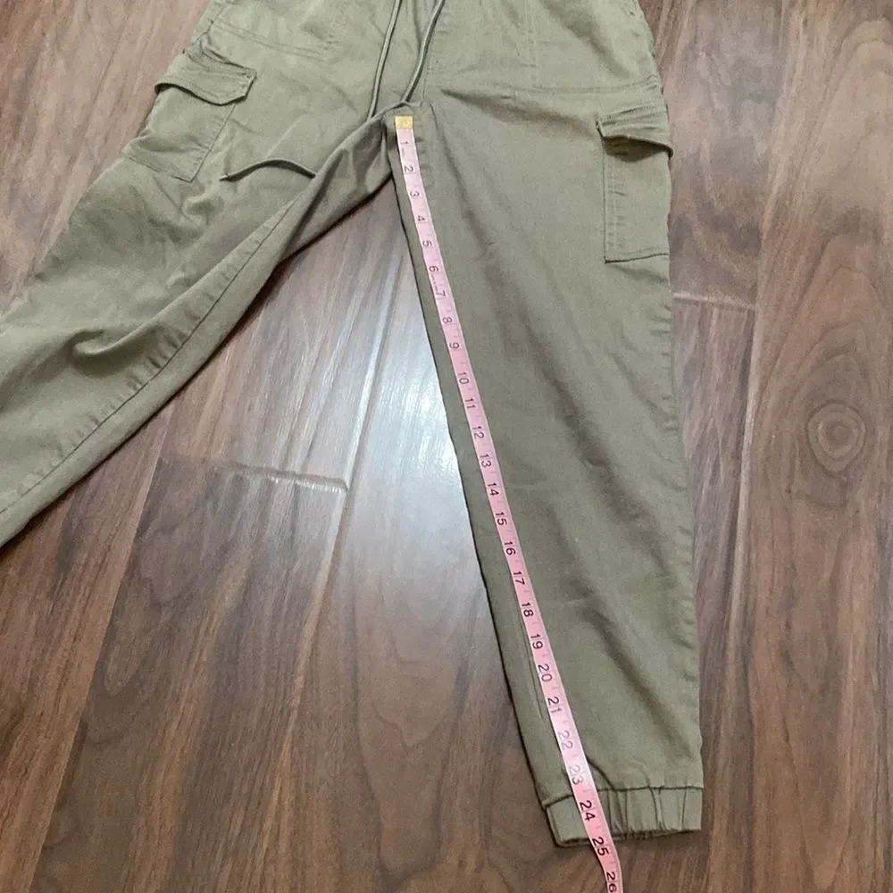 Telepatia Cargo Jogger Pants Olive Green